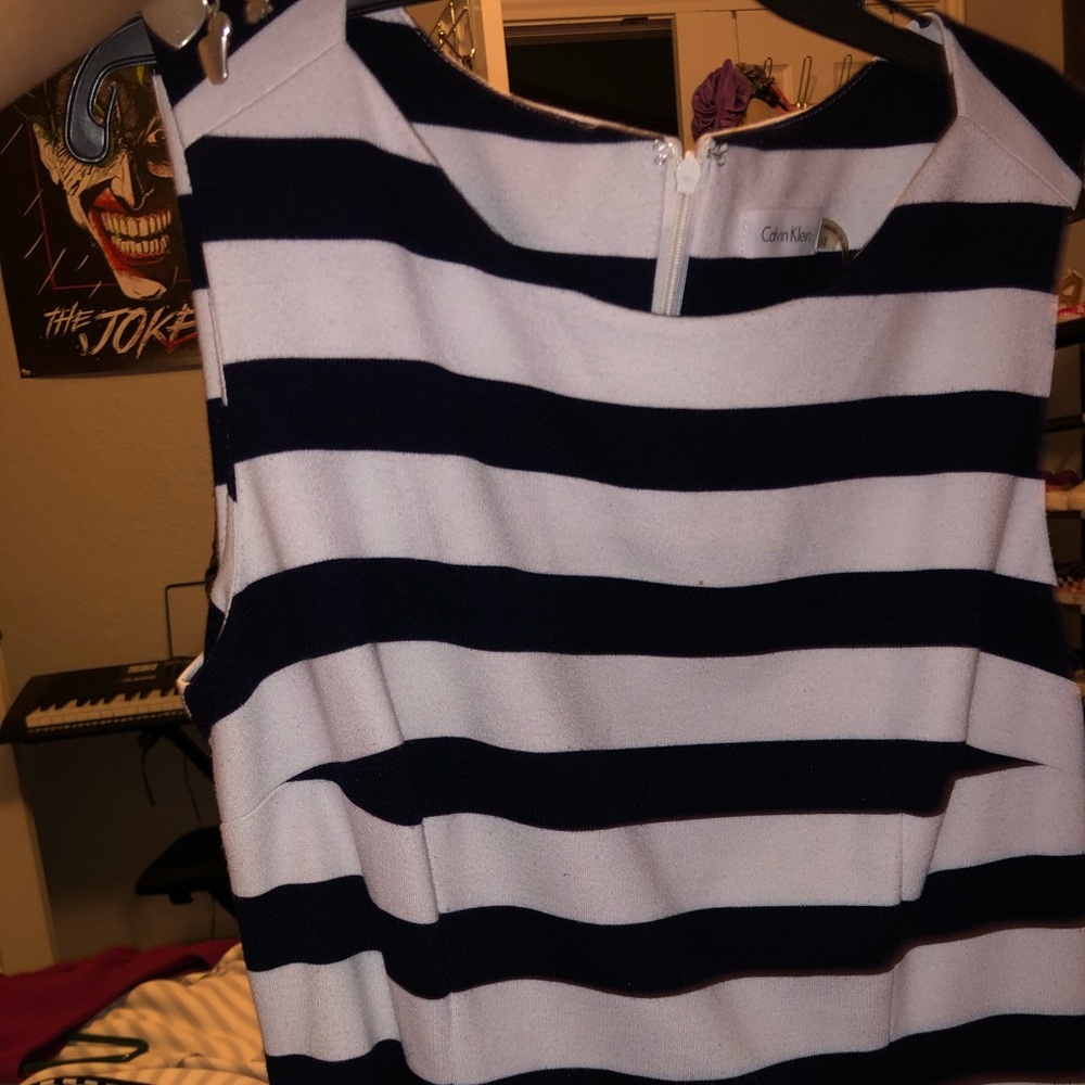 Calvin Klein striped dress